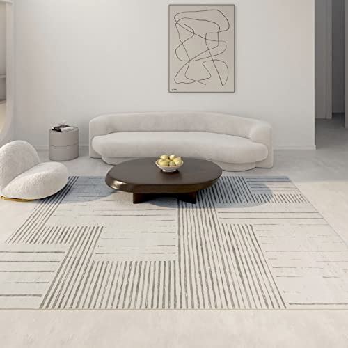 Teppich abwaschbar Grau modern geometrische Streifen Design sitzecke Wohnzimmer Zimmer 160x200cm Teppich abwaschbar Grau modern geometrische Streifen Design sitzecke Wohnzimmer Zimmer 160x200cm von Tzvpsu