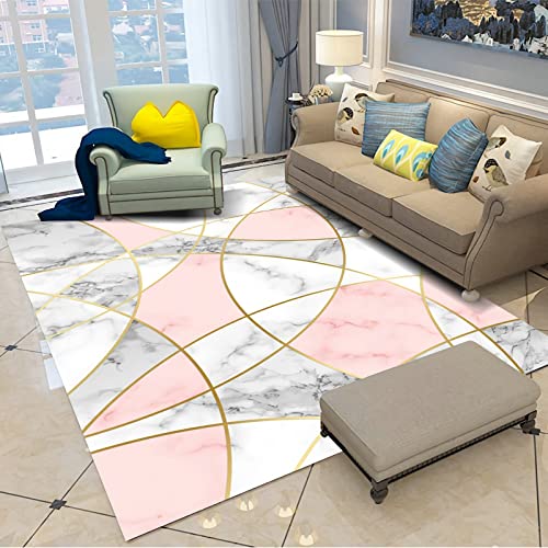 Teppich esstisch Rosa weiß Marmor Textur Geometrische Linie Design küchenteppich tepiche für Schlafzimmer 200x350cm Teppich esstisch Rosa weiß Marmor Textur Geometrische Linie Design küchenteppich tepiche für Schlafzimmer 200x350cm von Tzvpsu