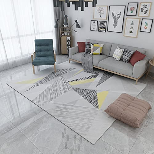 Teppich für Balkon Gelb grau Graffiti geometrische Dreieckmuster schalldämmend Boden 180x250cm Teppich für Balkon Gelb grau Graffiti geometrische Dreieckmuster schalldämmend Boden 180x250cm von Tzvpsu