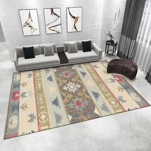 Teppich für Kinder Zimmer mädchen Gelb grau geometrisches Design Wohnzimmer Sofa Teppiche schalldämmung Teppich esstisch Teppich 160x200cm von Tzvpsu
