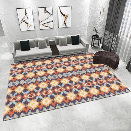Teppich jugendzimmer Jungen Blau Gelb Retro Geometrie Design Moderne Dekoration Teppich Teppich Wohnzimmer modern teppische modern 200x350cm Teppich jugendzimmer Jungen Blau Gelb Retro Geometrie Design Moderne Dekoration Teppich Teppich Wohnzimmer modern teppische modern 200x350cm von Tzvpsu