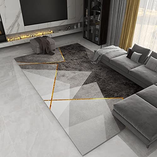 Teppich kinderzimmer Schwarz Grau Tinte Geometrie Design Balkon Dekoration kinderteppich Junge mädchen 160x200cm Teppich kinderzimmer Schwarz Grau Tinte Geometrie Design Balkon Dekoration kinderteppich Junge mädchen 160x200cm von Tzvpsu