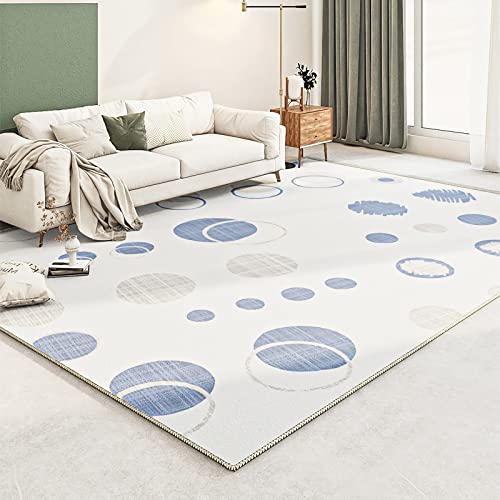 Teppich mädchen Blau-grau modern Graffiti geometrische runde Muster kinderzimmerteppich esstisch 180x250cm Teppich mädchen Blau-grau modern Graffiti geometrische runde Muster kinderzimmerteppich esstisch 180x250cm von Tzvpsu