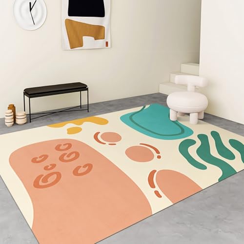 Teppich nach maß Gelb Blau Beige Moderne Graffiti Geometrie Muster küche büroteppich 100x160cm Teppich nach maß Gelb Blau Beige Moderne Graffiti Geometrie Muster küche büroteppich 100x160cm von Tzvpsu