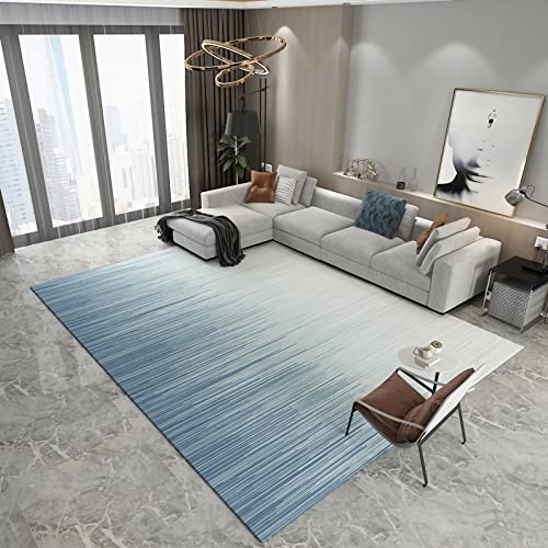 Teppich vorzimmer Blau Creme Gradient Streifen Design Boden balkondekoration 200x300cm Teppich vorzimmer Blau Creme Gradient Streifen Design Boden balkondekoration 200x300cm von Tzvpsu
