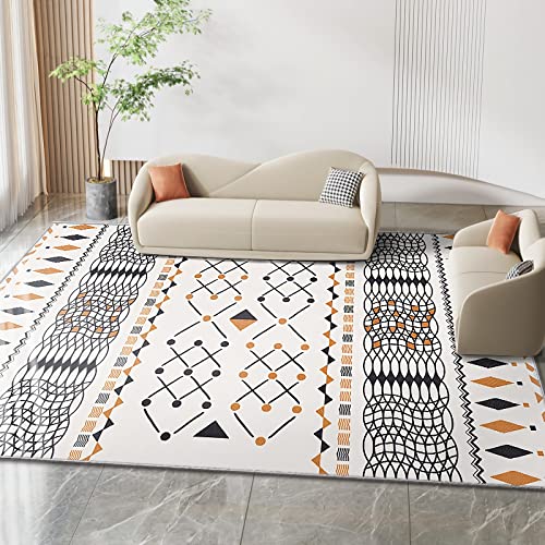 Tisch Wohnzimmer modern Teppich Gelb schwarz geometrisch Design Moderne Dekoration jugendzimmer Jungen 80x120cm Tisch Wohnzimmer modern Teppich Gelb schwarz geometrisch Design Moderne Dekoration jugendzimmer Jungen 80x120cm von Tzvpsu