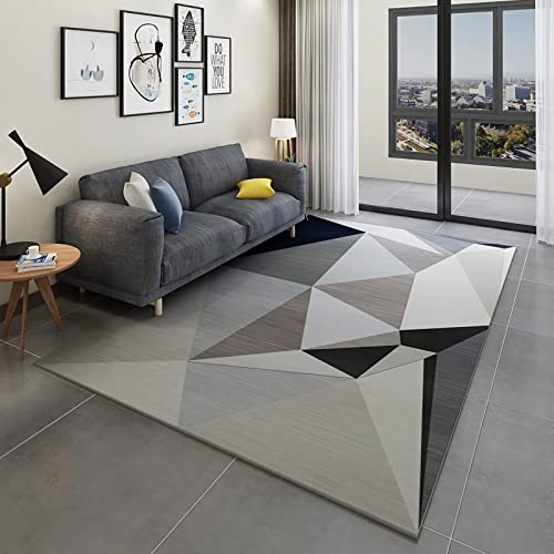 Tisch Wohnzimmer modern Teppich schwarz grau braun Geometrisch Dreieckmuster tepiche für esstisch 80x160cm Tisch Wohnzimmer modern Teppich schwarz grau braun Geometrisch Dreieckmuster tepiche für esstisch 80x160cm von Tzvpsu