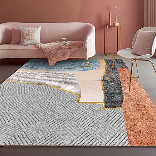 Tzvpsu KüChe deko Grau Blau Gelb Moderne Geometrie Design esstisch kinderteppich Junge 100x160cm Tzvpsu KüChe deko Grau Blau Gelb Moderne Geometrie Design esstisch kinderteppich Junge 100x160cm von Tzvpsu