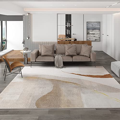 Tzvpsu Küchenteppich läufer waschbar Braun beige einfaches abstraktes Tintendesign esstisch deko kinderteppich Junge 200x350cm Tzvpsu Küchenteppich läufer waschbar Braun beige einfaches abstraktes Tintendesign esstisch deko kinderteppich Junge 200x350cm von Tzvpsu