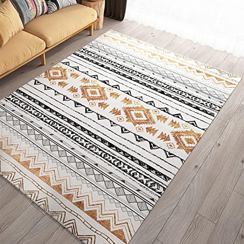 Zimmer deko Jungs Teenager Marokkanischer Stil Gelb Schwarz Grau Geometrie Design mädchen Balkon Teppich Outdoor 140x200cm Zimmer deko Jungs Teenager Marokkanischer Stil Gelb Schwarz Grau Geometrie Design mädchen Balkon Teppich Outdoor 140x200cm von Tzvpsu