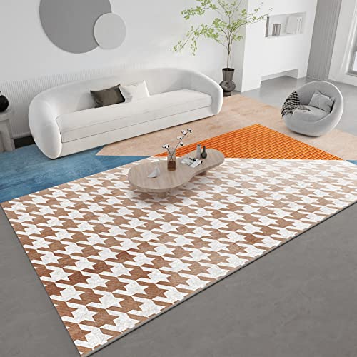 Zimmerdeko Gelb Blau Braun Moderne Geometrie deko esstisch Teppich Teenager mädchen 200x350cm Zimmerdeko Gelb Blau Braun Moderne Geometrie deko esstisch Teppich Teenager mädchen 200x350cm von Tzvpsu