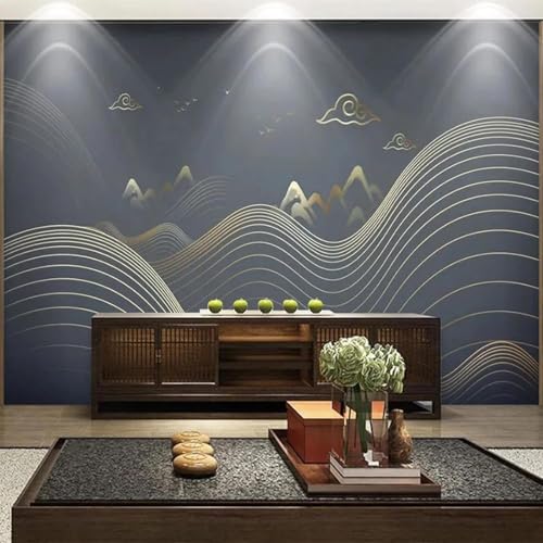 Abstrakt Gold Geometrie Linien Berggipfel Moderne 3D Tapete Hochwertige Strukturierte Seide Neutrale Material Ideal Für Wohnzimmer Schlafzimmer-400cm×280cm Abstrakt Gold Geometrie Linien Berggipfel Moderne 3D Tapete Hochwertige Strukturierte Seide Neutrale Material Ideal Für Wohnzimmer Schlafzimmer-400cm×280cm von Tzxztt