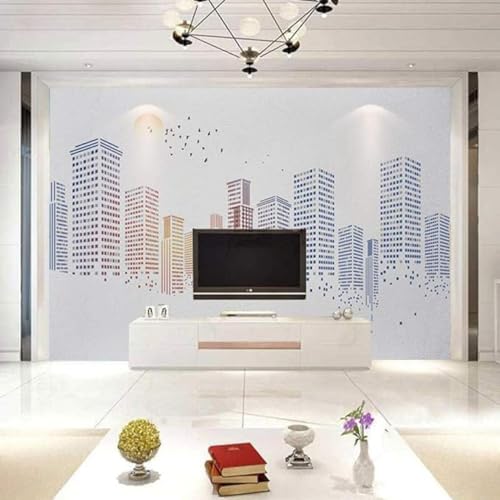 Abstrakt Stadt Architektur Vögel Sonnenaufgang Moderne 3D Tapete Hochwertige Strukturierte Seide Neutrale Material Ideal Für Wohnzimmer Schlafzimmer-350cm×256cm Abstrakt Stadt Architektur Vögel Sonnenaufgang Moderne 3D Tapete Hochwertige Strukturierte Seide Neutrale Material Ideal Für Wohnzimmer Schlafzimmer-350cm×256cm von Tzxztt
