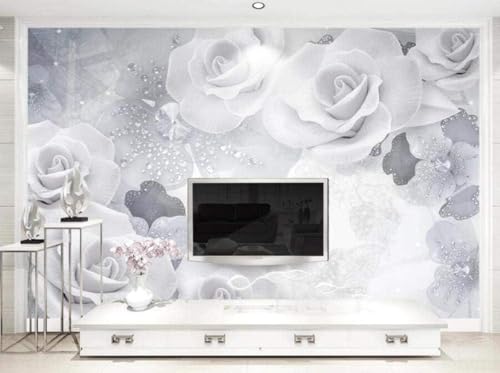 Einfache Dreidimensionale Blumen Kreative Kunst Moderne 3D Tapete Hochwertige Strukturierte Seide Neutrale Material Ideal Für Wohnzimmer Schlafzimmer-350cm×256cm Einfache Dreidimensionale Blumen Kreative Kunst Moderne 3D Tapete Hochwertige Strukturierte Seide Neutrale Material Ideal Für Wohnzimmer Schlafzimmer-350cm×256cm von Tzxztt