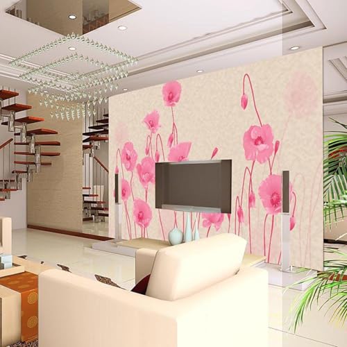 Einfache Dreidimensionale Rosa Blumen Schön Moderne 3D Tapete Hochwertige Strukturierte Seide Neutrale Material Ideal Für Wohnzimmer Schlafzimmer-400cm×280cm Einfache Dreidimensionale Rosa Blumen Schön Moderne 3D Tapete Hochwertige Strukturierte Seide Neutrale Material Ideal Für Wohnzimmer Schlafzimmer-400cm×280cm von Tzxztt