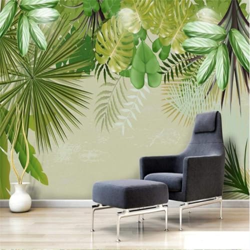 Einfache Frische Stereo Pflanze Grünes Blatt Moderne 3D Tapete Hochwertige Strukturierte Seide Neutrale Material Ideal Für Wohnzimmer Schlafzimmer-300cm×210cm Einfache Frische Stereo Pflanze Grünes Blatt Moderne 3D Tapete Hochwertige Strukturierte Seide Neutrale Material Ideal Für Wohnzimmer Schlafzimmer-300cm×210cm von Tzxztt