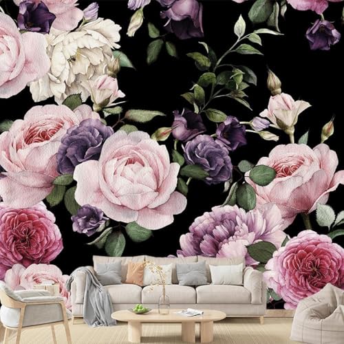 Einfache Pflanze Grünes Blatt Mehrfarbige Blume Moderne 3D Tapete Hochwertige Strukturierte Seide Neutrale Material Ideal Für Wohnzimmer Schlafzimmer-300cm×210cm Einfache Pflanze Grünes Blatt Mehrfarbige Blume Moderne 3D Tapete Hochwertige Strukturierte Seide Neutrale Material Ideal Für Wohnzimmer Schlafzimmer-300cm×210cm von Tzxztt