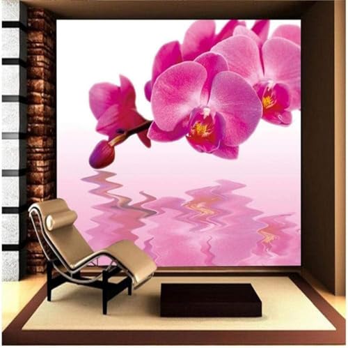 Frische Stereo Einfache Rote Blume Moderne 3D Tapete Hochwertige Strukturierte Seide Neutrale Material Ideal Für Wohnzimmer Schlafzimmer-150cm×105cm Frische Stereo Einfache Rote Blume Moderne 3D Tapete Hochwertige Strukturierte Seide Neutrale Material Ideal Für Wohnzimmer Schlafzimmer-150cm×105cm von Tzxztt