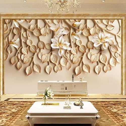 Geprägter Kubischer Baum Zweig Blatt Blume Moderne 3D Tapete Hochwertige Strukturierte Seide Neutrale Material Ideal Für Wohnzimmer Schlafzimmer-430cm×300cm Geprägter Kubischer Baum Zweig Blatt Blume Moderne 3D Tapete Hochwertige Strukturierte Seide Neutrale Material Ideal Für Wohnzimmer Schlafzimmer-430cm×300cm von Tzxztt