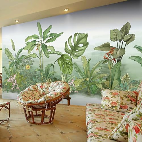Hand Gezeichnete Frische Pflanze Grünes Blatt Blume Moderne 3D Tapete Hochwertige Strukturierte Seide Neutrale Material Ideal Für Wohnzimmer Schlafzimmer-200cm×140cm Hand Gezeichnete Frische Pflanze Grünes Blatt Blume Moderne 3D Tapete Hochwertige Strukturierte Seide Neutrale Material Ideal Für Wohnzimmer Schlafzimmer-200cm×140cm von Tzxztt