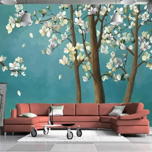 Handgemalt Minimalistisch Dreidimensional Bäume Blumen Moderne 3D Tapete Hochwertige Strukturierte Seide Neutrale Material Ideal Für Wohnzimmer Schlafzimmer-400cm×280cm Handgemalt Minimalistisch Dreidimensional Bäume Blumen Moderne 3D Tapete Hochwertige Strukturierte Seide Neutrale Material Ideal Für Wohnzimmer Schlafzimmer-400cm×280cm von Tzxztt