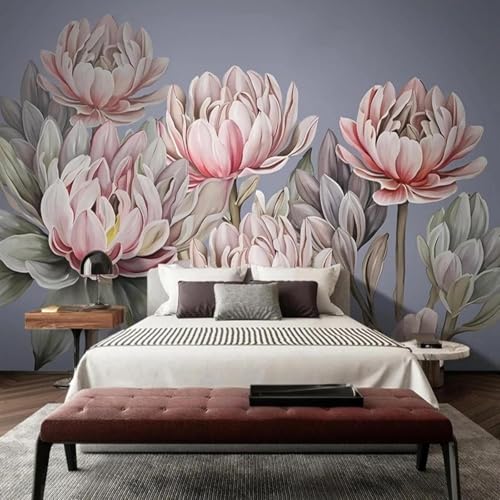 Handgemalt Romantisch Rosa Pflanzen Blumen Moderne 3D Tapete Hochwertige Strukturierte Seide Neutrale Material Ideal Für Wohnzimmer Schlafzimmer-350cm×256cm Handgemalt Romantisch Rosa Pflanzen Blumen Moderne 3D Tapete Hochwertige Strukturierte Seide Neutrale Material Ideal Für Wohnzimmer Schlafzimmer-350cm×256cm von Tzxztt