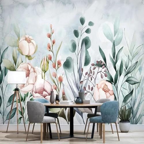 Minimalistisch Handgemalt Pflanzen Blumen Kunst Moderne 3D Tapete Hochwertige Strukturierte Seide Neutrale Material Ideal Für Wohnzimmer Schlafzimmer-350cm×256cm Minimalistisch Handgemalt Pflanzen Blumen Kunst Moderne 3D Tapete Hochwertige Strukturierte Seide Neutrale Material Ideal Für Wohnzimmer Schlafzimmer-350cm×256cm von Tzxztt