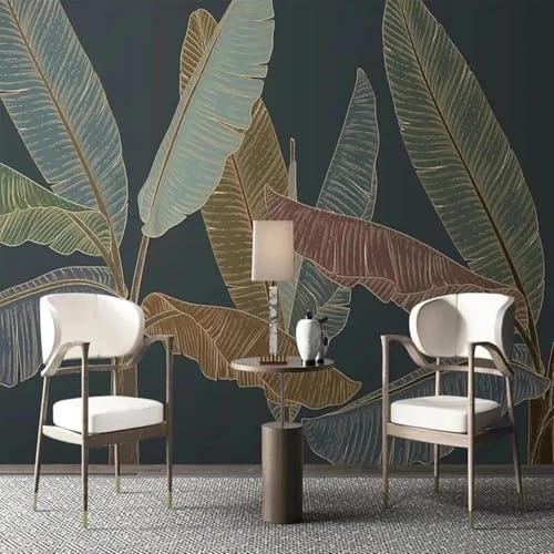 Minimalistisch Handgemalt Retro Bunt Blätter Moderne 3D Tapete Hochwertige Strukturierte Seide Neutrale Material Ideal Für Wohnzimmer Schlafzimmer-350cm×256cm Minimalistisch Handgemalt Retro Bunt Blätter Moderne 3D Tapete Hochwertige Strukturierte Seide Neutrale Material Ideal Für Wohnzimmer Schlafzimmer-350cm×256cm von Tzxztt