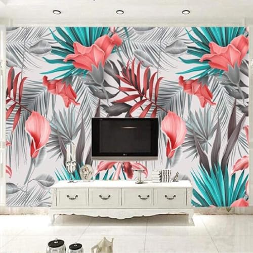 Minimalistische Pflanze Blatt Rosa Blume Moderne 3D Tapete Hochwertige Strukturierte Seide Neutrale Material Ideal Für Wohnzimmer Schlafzimmer-400cm×280cm Minimalistische Pflanze Blatt Rosa Blume Moderne 3D Tapete Hochwertige Strukturierte Seide Neutrale Material Ideal Für Wohnzimmer Schlafzimmer-400cm×280cm von Tzxztt