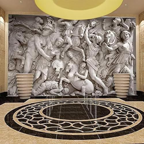 Relief Figuren Tiere Pferde Kunst Moderne 3D Tapete Hochwertige Strukturierte Seide Neutrale Material Ideal Für Wohnzimmer Schlafzimmer-350cm×256cm Relief Figuren Tiere Pferde Kunst Moderne 3D Tapete Hochwertige Strukturierte Seide Neutrale Material Ideal Für Wohnzimmer Schlafzimmer-350cm×256cm von Tzxztt