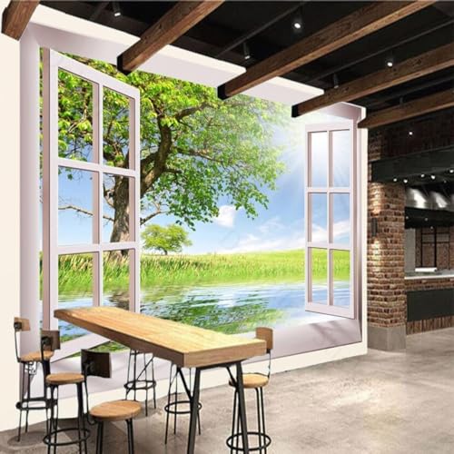 Stereoskopisch Fenster Baum Sonnenschein Pflanze Moderne 3D Tapete Hochwertige Strukturierte Seide Neutrale Material Ideal Für Wohnzimmer Schlafzimmer-200cm×140cm Stereoskopisch Fenster Baum Sonnenschein Pflanze Moderne 3D Tapete Hochwertige Strukturierte Seide Neutrale Material Ideal Für Wohnzimmer Schlafzimmer-200cm×140cm von Tzxztt