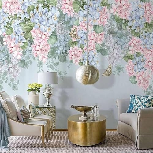 Stereoskopische Blaue Rosa Blume Schmetterling Moderne 3D Tapete Hochwertige Strukturierte Seide Neutrale Material Ideal Für Wohnzimmer Schlafzimmer-430cm×300cm Stereoskopische Blaue Rosa Blume Schmetterling Moderne 3D Tapete Hochwertige Strukturierte Seide Neutrale Material Ideal Für Wohnzimmer Schlafzimmer-430cm×300cm von Tzxztt