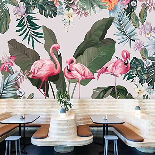Tropische Pflanze Grünes Blatt Handgezeichneter Flamingo Moderne 3D Tapete Hochwertige Strukturierte Seide Neutrale Material Ideal Für Wohnzimmer Schlafzimmer-430cm×300cm Tropische Pflanze Grünes Blatt Handgezeichneter Flamingo Moderne 3D Tapete Hochwertige Strukturierte Seide Neutrale Material Ideal Für Wohnzimmer Schlafzimmer-430cm×300cm von Tzxztt