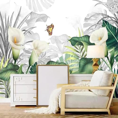 Tropische Pflanzen Grüne Blätter Blumen Schmetterlinge Moderne 3D Tapete Hochwertige Strukturierte Seide Neutrale Material Ideal Für Wohnzimmer Schlafzimmer-430cm×300cm Tropische Pflanzen Grüne Blätter Blumen Schmetterlinge Moderne 3D Tapete Hochwertige Strukturierte Seide Neutrale Material Ideal Für Wohnzimmer Schlafzimmer-430cm×300cm von Tzxztt