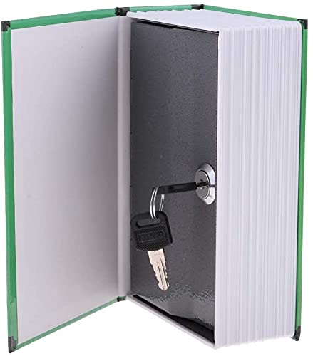 1 x Buchtresor mit Metallschloss, versteckte Umleitung, geheimes Buch, tragbares Reiseetui (Key-sea) von U/D