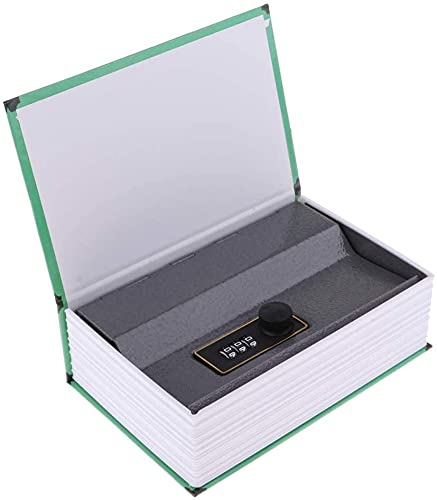 1 x Buchtresor mit Metallschloss, versteckte Umleitung, geheimes Buch, tragbares Reiseetui (Password-sea) von U/D