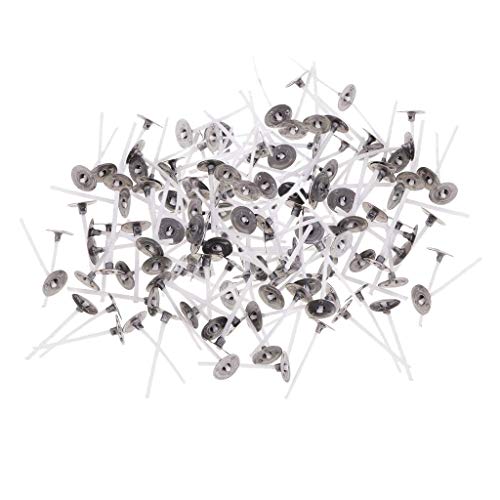 U/D 200 Stück vorgewachste Baumwoll-Kerzendochte Kern vorgekennzeichnet für DIY dekorative Duft-Teelichter (3 cm) von U/D
