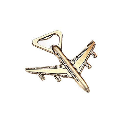 U/K schön1X Metall Goldene Flugzeug Flaschenöffner Herren Souvenir Geschenk Bar Tool Neu Freigegeben von U/K