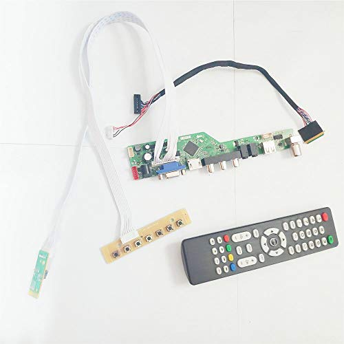 Für B101AW06 V0 V1 V4 HDMI VGA USB AV RF Laptop Panel WLED LVDS 40Pin 1024 * 600 10,1 Zoll T.V53 Display Controller Drive Card DIY Kit (B101AW06 V0) von U/R