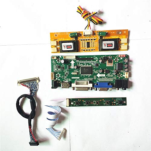 Für LM190WX1-TLD1/TLD2 M.NT68676 Bildschirm Controller Drive Board VGA HDMI DVI LCD Monitor Panel 1440 x 900 48,3 cm LVDS 30Pin CCFL Kit (LM190WX1-TLD1) von U/R