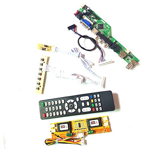 Für LTM220M1-L01/L02 LCD-Panel-Monitor LVDS 4CCFL 30-polige Tastatur + Fernbedienung + Inverter HDMI VGA USB AV T.V53 Laufwerk Karte Board DIY-Kit (LTM220M1-L02) von U/R