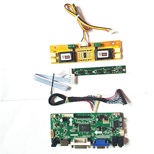 Für M170E5-L09/L0A LCD-Monitor-Panel M.NT68676 Bildschirm Controller Drive Board 1280 x 1024 17 Zoll LVDS 30Pin CCFL HDMI + VGA + DVI DIY Kit (M170E5-L0A) von U/R