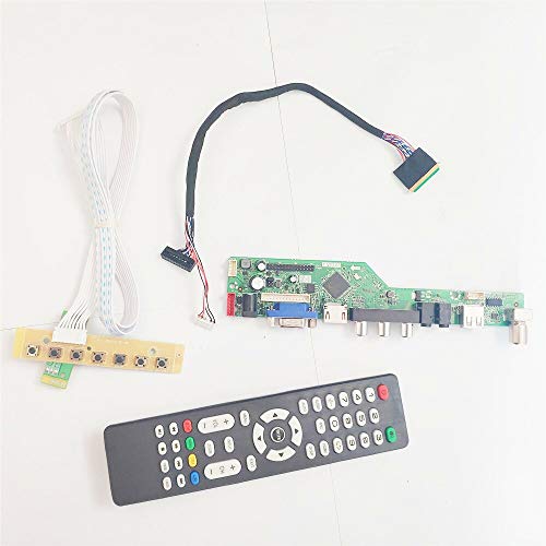 Für N133B6-L23/L24 1366 * 768 VGA + HDMI + AV + USB + RF 13,3 Zoll LVDS 40Pin WLED Notebook PC T.V53 Screen Controller Drive Board DIY Kit (N133B6-L24) von U/R