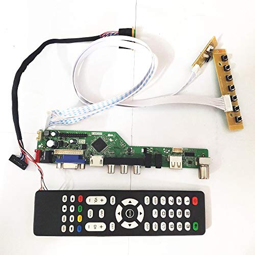 Für N156HGE-L11/L21/LA1/LB1/LG1 1920 * 1080 TV-Display-Controller-Laufwerkkarte WLED LVDS 40-poliges Laptop-Panel HDMI VGA USB AV RF Kit (N156HGE-LG1) von U/R