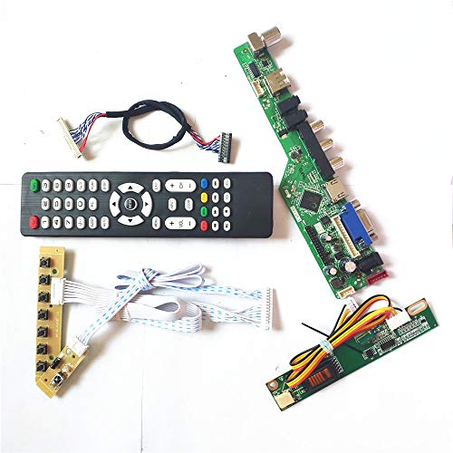 LP150E07-A2/A3/A3K1 1CCFL 30Pin LVDS LCD Display Panel TV53 Controller Board VGA HDMI AV USB RF Fernbedienung + Inverter + Tastatur Kit (LP150E07-A2) von U/R