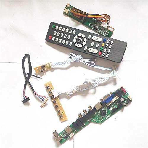 LP150X04-A4/A2M1 USB VGA HDMI AV T.V53 Controller Board LCD Panel Monitor Tastatur + Inverter + Fernbedienung LVDS 20pin 1CCFL DIY Kit (LP150X04-A2M1) von U/R