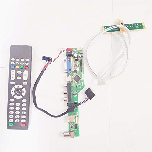 LTN101NT06-001/2/W01 HDMI VGA USB AV RF 1024 * 600 10,1 Zoll WLED LVDS 40Pin T.V53 Display Controller Laufwerk Karte Laptop Panel Kit (LTN101NT06-W01) von U/R