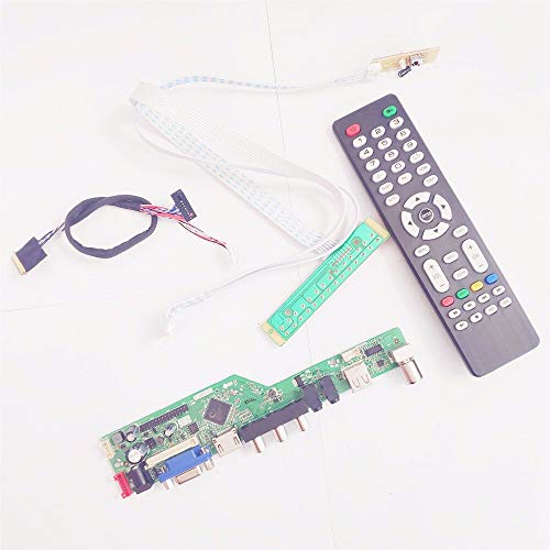 LTN140AT20-W01/W02/W05 Notebook PC 1366 * 768 T.V56 Screen Controller Drive Board VGA + HDMI + AV + USB 14 Zoll LVDS 40Pin WLED DIY Kit (LTN140AT20-W02) von U/R