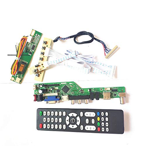 LTN141XB-L02/L03/L04 Tastatur + Fernbedienung + Wechselrichter HDMI VGA USB AV RF LCD Monitor T.V53 Laufwerkskarte LVDS 1CCFL 30Pin DIY Kit (LTN141XB-L04) von U/R