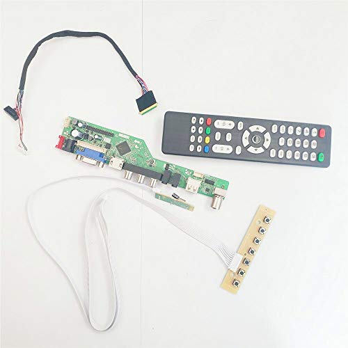 N101L6-L01/L02/L03 HDMI VGA USB AV RF WLED LVDS 40Pin 1024 * 600 10,1 Zoll TV53 Display Controller Drive Card Laptop Panel DIY Kit (N101L6-L01) von U/R